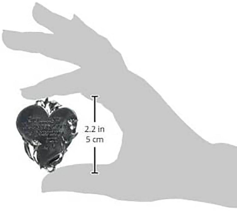 This Cathedral Art Heart Visor Clip for Granddaughter features a heart-shaped design and a heartfelt message that reminds her she is loved every time she drives.