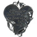 This Cathedral Art Heart Visor Clip for Granddaughter features a heart-shaped design and a heartfelt message that reminds her she is loved every time she drives.