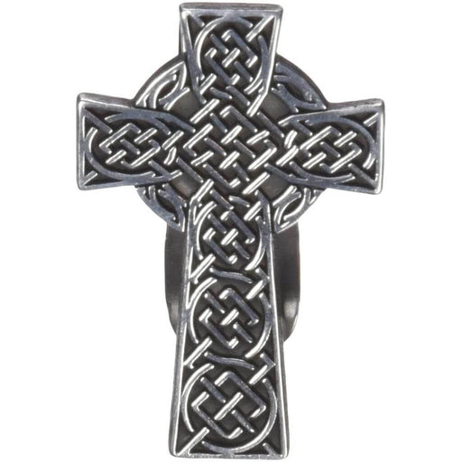 This Cathedral Art Auto Visor Clip - Celtic Cross features a timeless Celtic cross design that symbolizes faith, hope, and strength.