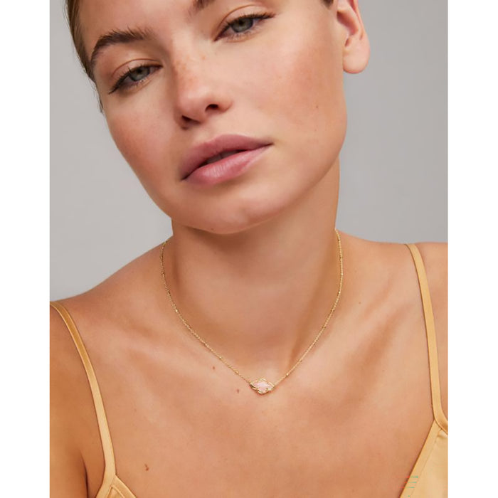 Kendra Scott 
Abbie necklace
Abbie gold pendant necklace
Rose Quartz necklace
Kendra Scott rose quartz jewelry
Gold clover pendant necklace
Kendra Scott necklace
Gold necklace
Delicate beaded chain necklace
everyday necklace
Kendra Scott gold necklace
Pendant necklace with meaning
Rose quartz pendant for women
Layering necklace
Kendra Scott Valentine gift
Gold and pink necklace