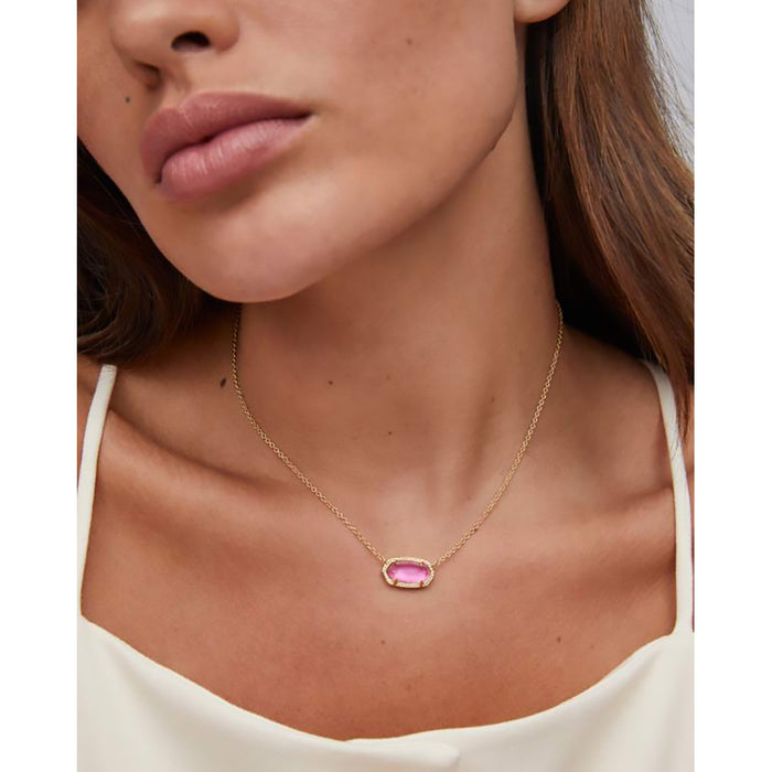 Kendra Scott : Elisa Pendant Silver Necklace - Azalea