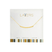 Center Court: Gold Curve Bar Layers Necklace at Annie's Hallmark
