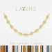 Stylish gold layered necklace with cute cherry accents for everyday fashion wear