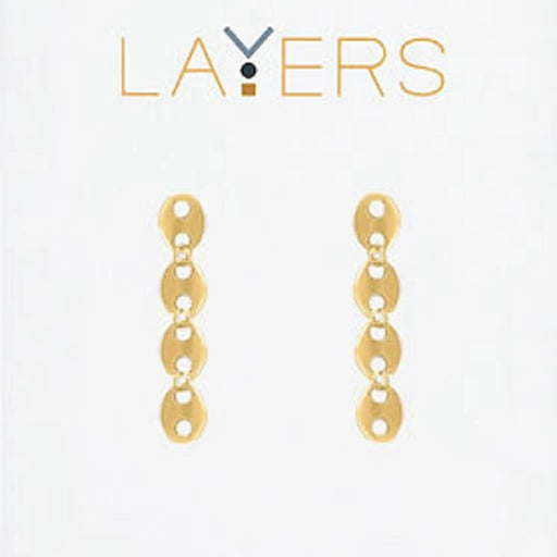 Lightweight gold dangle earrings perfect for everyday and occasion wear