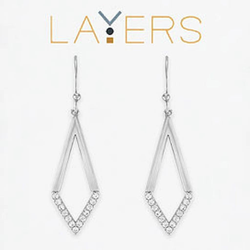 Stunning diamond-studded earrings showcasing a refined design.