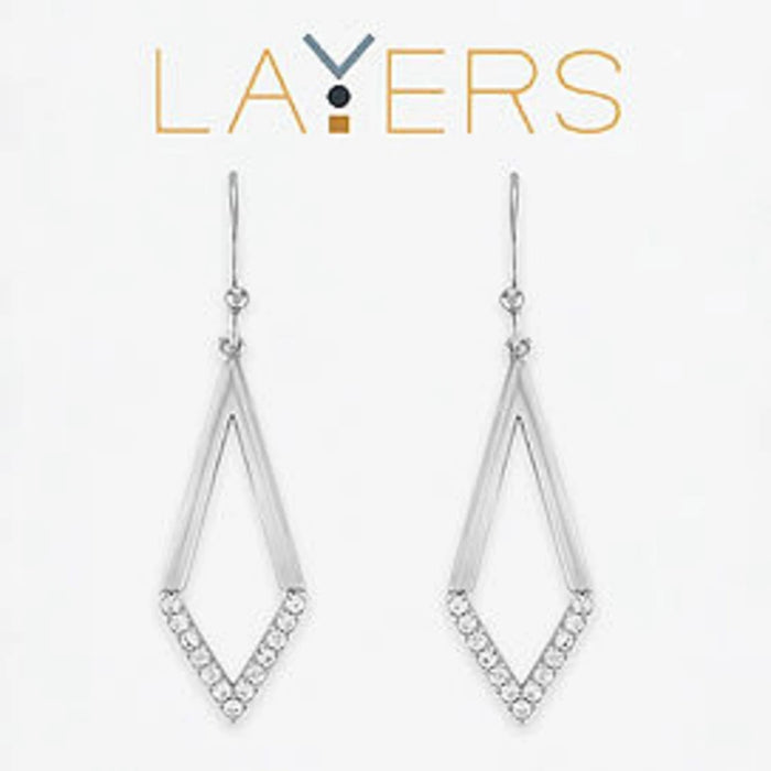 Stunning diamond-studded earrings showcasing a refined design.