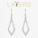 Stunning diamond-studded earrings showcasing a refined design.
