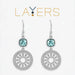 Stylish silver huggie earrings featuring delicate quatrafoil detailing for women