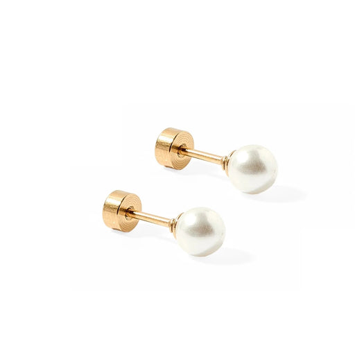 These 5mm simple pearl studs offer a timeless and elegant design that is perfect for any occasion.