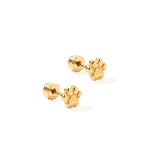 These 5mm studs feature a cute and detailed paw print design, making them the perfect accessory for both teens and adults.