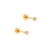These 2mm clear CZ studs offer the perfect amount of shine in a tiny, minimalist design. Made from 100% surgical-grade stainless steel, these earrings are lightweight, durable, and hypoallergenic, making them ideal for sensitive ears