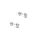 The Paloma Pear Silver Screwback Stud Earrings offer a refined and elegant design with a modern twist.