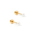 With a 3mm white pearl, the Payton Pearl White Screwback Stud Earrings offer a timeless and sophisticated look.