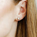 Crafted from 100% surgical-grade stainless steel with a silver-plated finish, these earrings are both lightweight and durable, making them the perfect waterproof staple for everyday wear.