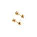 A timeless essential, the Evelyn Gold Screwback Stud Earrings are designed for effortless everyday wear.
