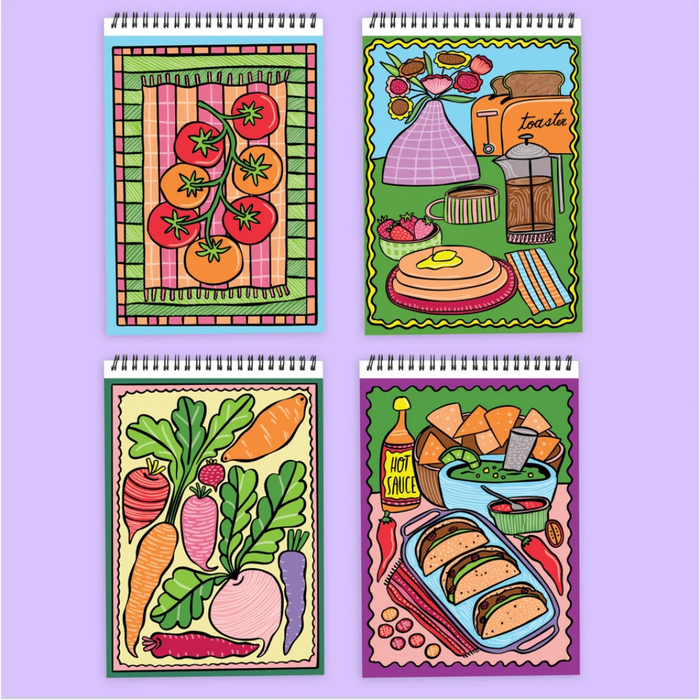 This Lifelines FlowArt Color-to-Reveal, Foodie Fun offers a fun and relaxing way to enjoy creative, screen-free time.