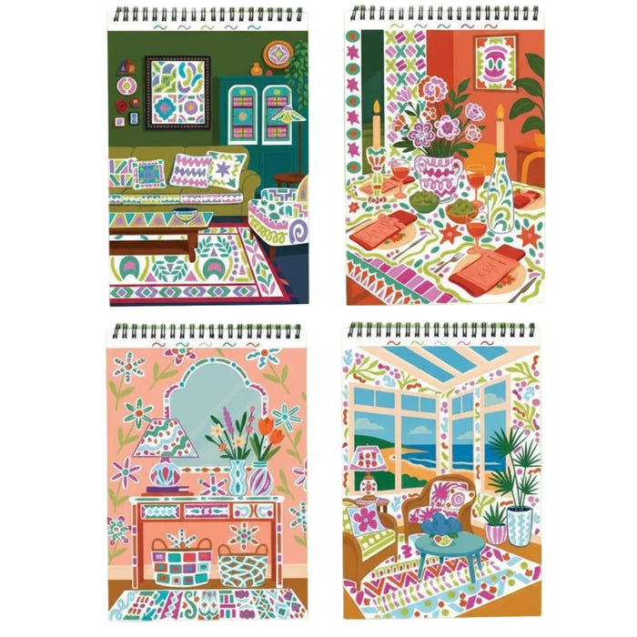 The Lifelines FlowArt Trace-to-Doodle Style Your Space Guided Art Pad turns blank walls into personal masterpieces.
