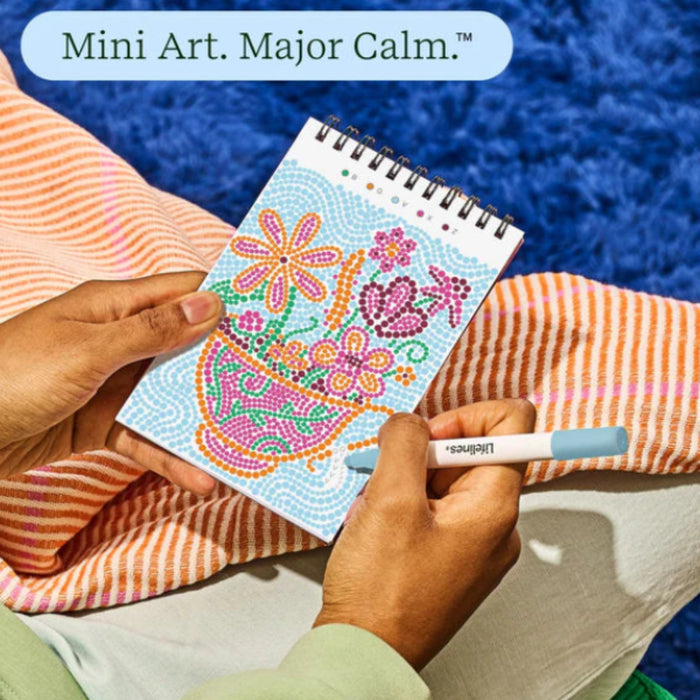 Pads are guided art meditations designed to help you access a calming flow state.