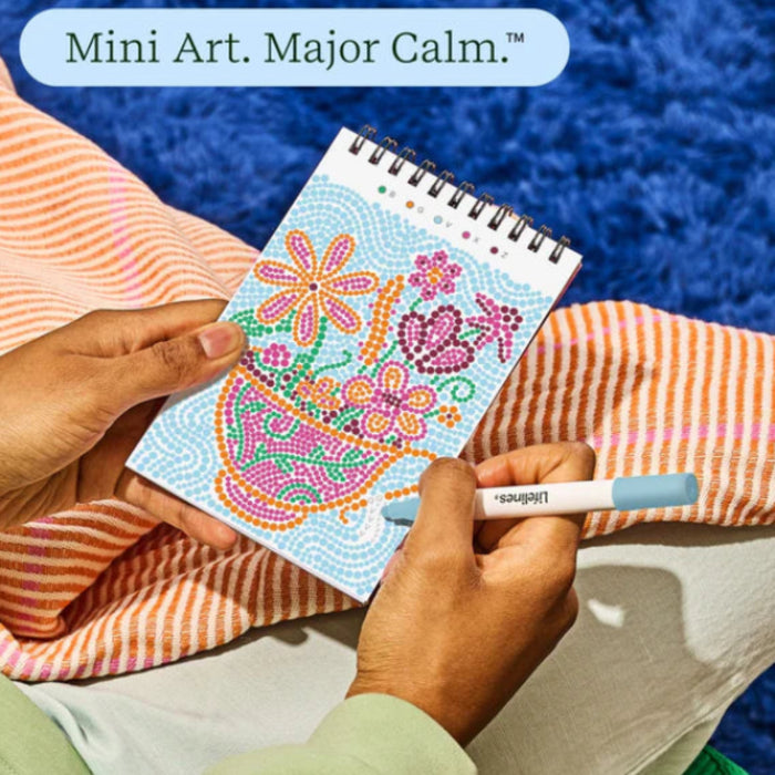 Pads are guided art meditations designed to help you access a calming flow state. 