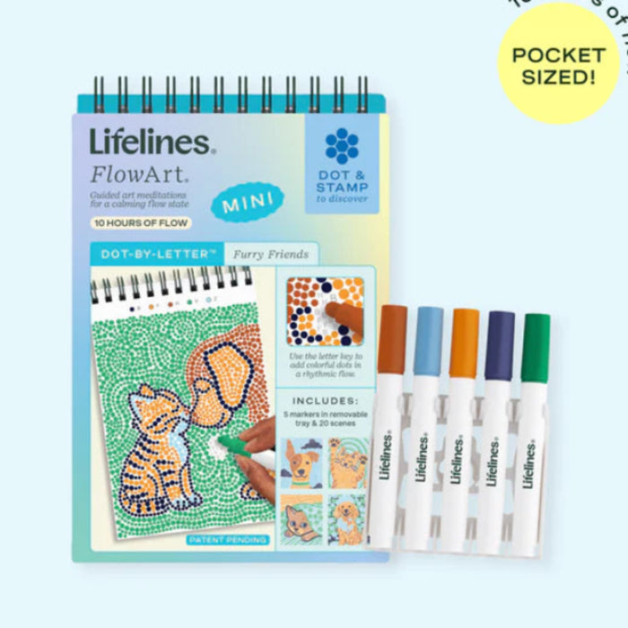 Pads are guided art meditations designed to help you access a calming flow state.