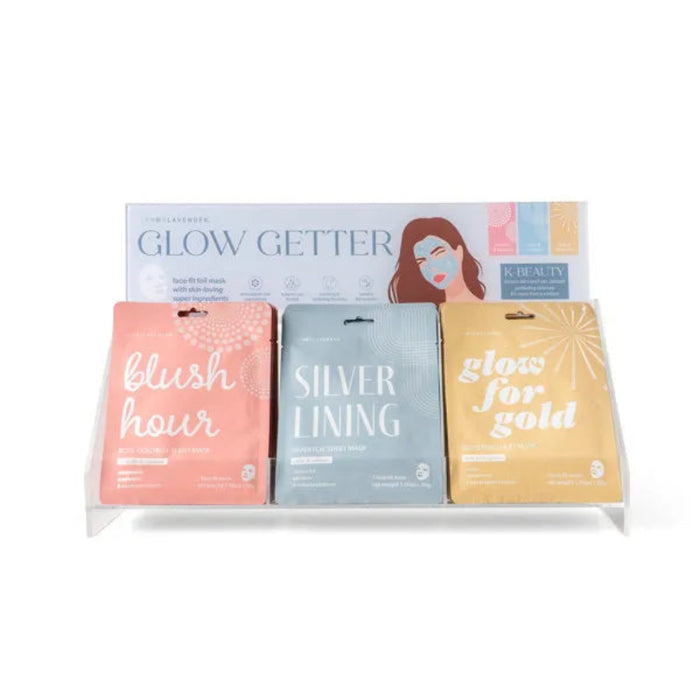 The DM Merchandising Lemon Lavender Glow Getter Foil Face Mask gives your skin the spa-level treatment it deserves.