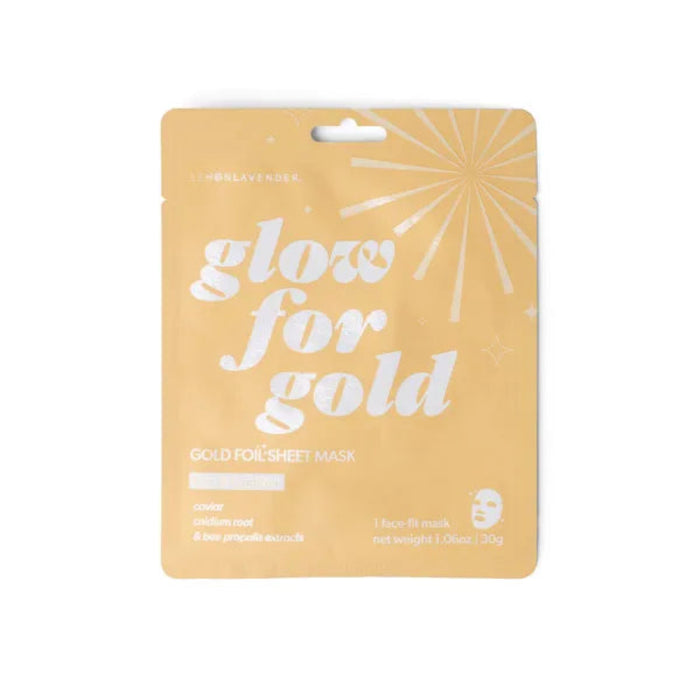 The DM Merchandising Lemon Lavender Glow Getter Foil Face Mask gives your skin the spa-level treatment it deserves.