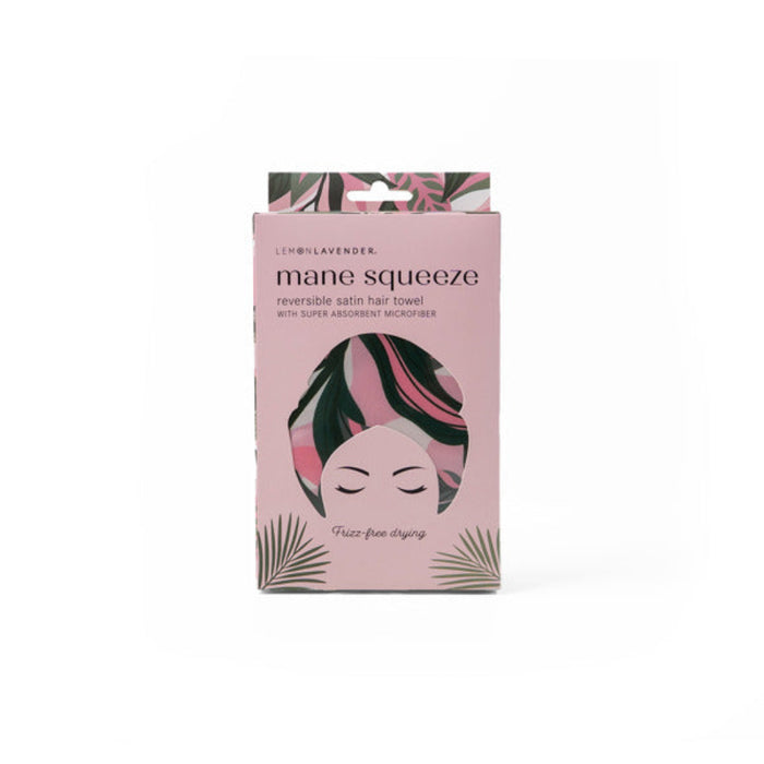 Gently absorbs moisture while protecting hair from frizz and breakage.