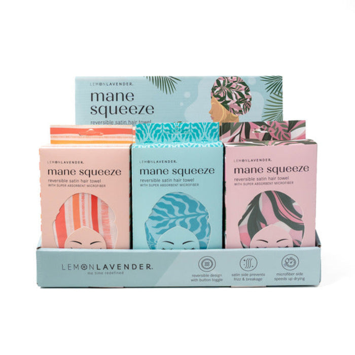 Gently absorbs moisture while protecting hair from frizz and breakage.