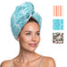 Gently absorbs moisture while protecting hair from frizz and breakage.