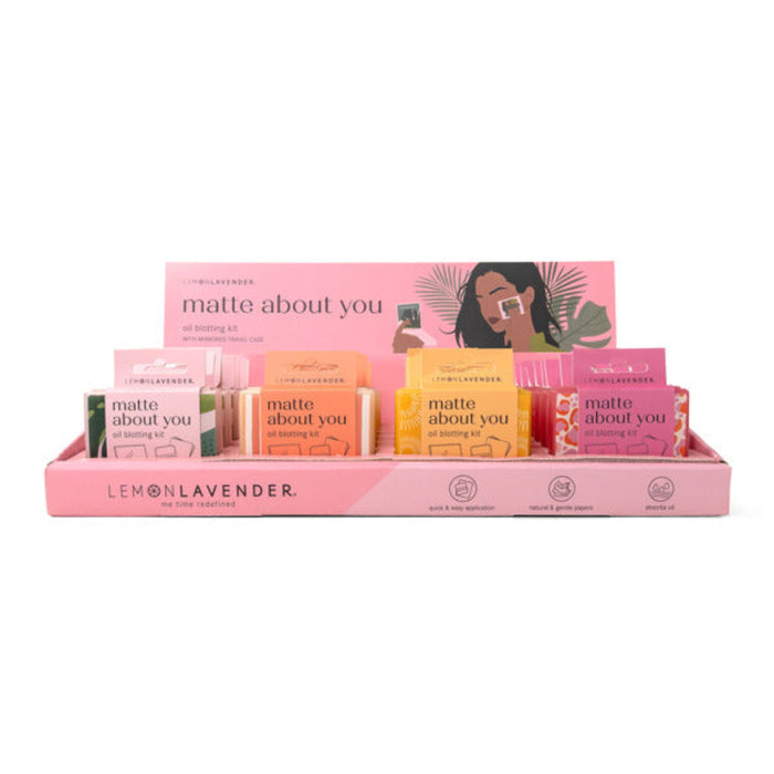 Quickly absorbs excess oil for a fresh, shine-free look anytime.