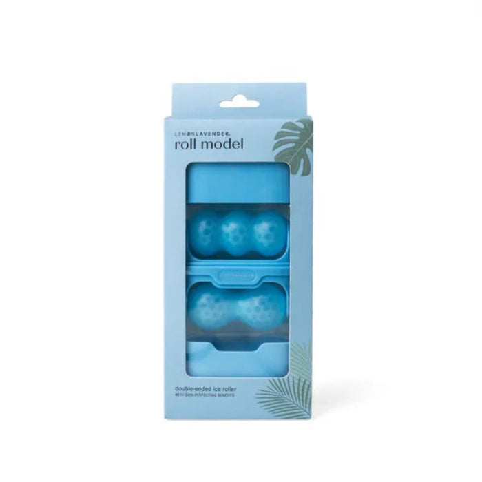 The DM Merchandising Lemon Lavender Roll Model Double-Ended Ice Roller delivers a salon-quality cold therapy experience at home. 