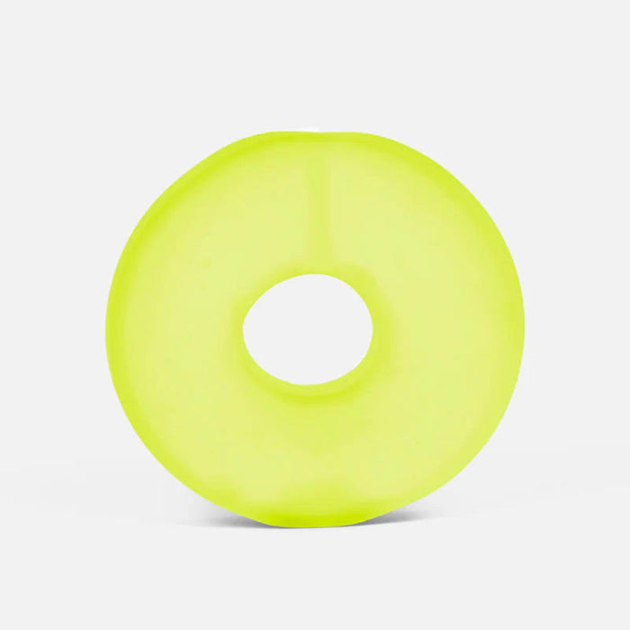 Soft and squishy stress loops with a memory gel filling in a rainbow of colors.