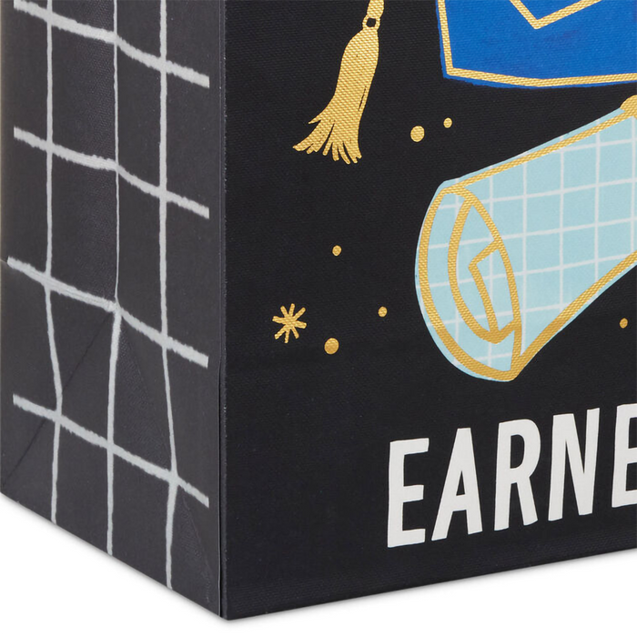 Hallmark : 9.6" Learned It, Earned It Medium Graduation Gift Bag