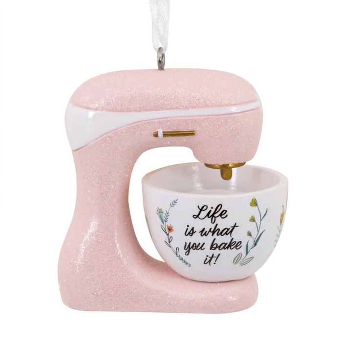 Hallmark : Life Is What You Bake It Pink Stand Mixer Hallmark Ornament