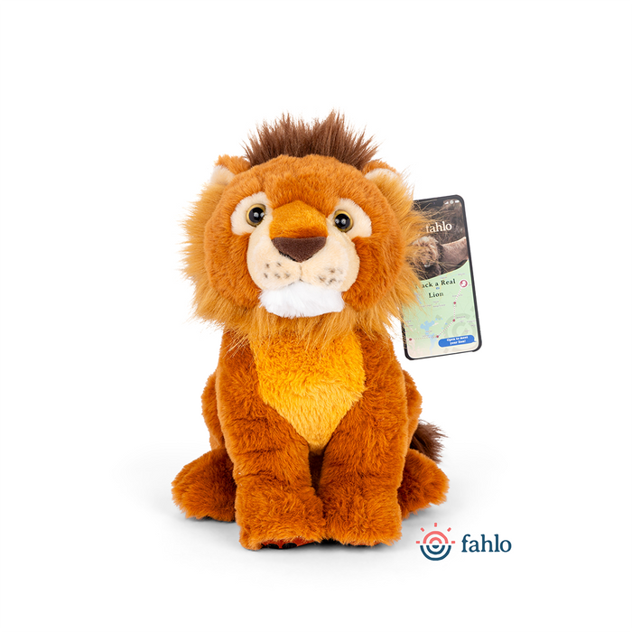 Fahlo : The Excursion Plush - Lion With Real Live Tracking