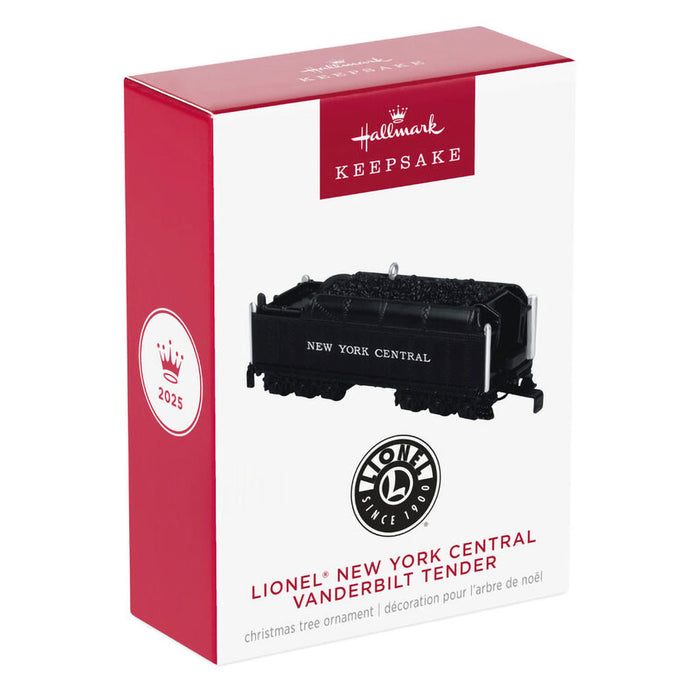Hallmark : 2025 Keepsake Lionel New York Central Tender Car Train Ornament (213)