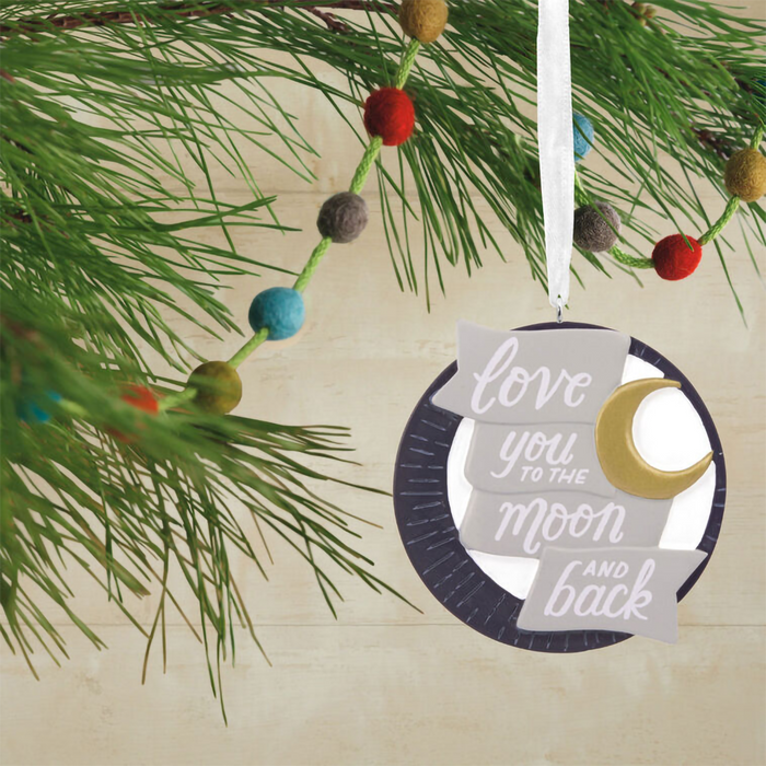 Hallmark : Love You to the Moon and Back Hallmark Ornament