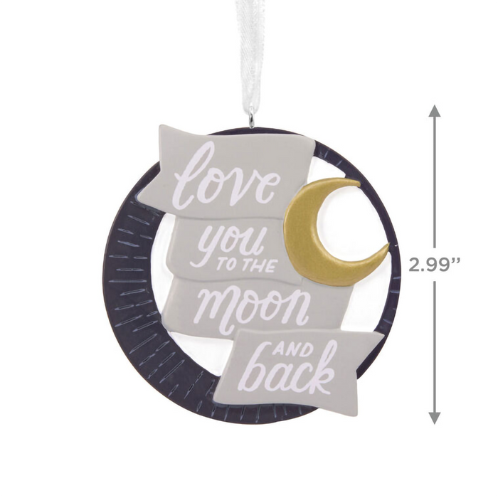 Hallmark : Love You to the Moon and Back Hallmark Ornament