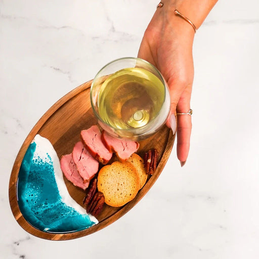 Lynn Liana : Wine & Appetizer Tray - Ocean Vibes - Shop at Annie's Hallmark