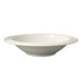 Nora Fleming White Shallow Melamine bowl on a white background