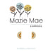 Mazie Mae Gold Orange Slice Stud Earrings