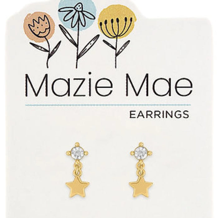 Silver earrings with a stylish chain and loop, designed to add a touch of elegance to any outfit.