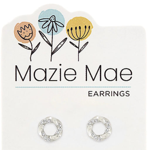 Stylish silver maze earrings with a complex design, perfect for adding a touch of sophistication to any outfit.