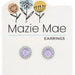 Lightweight stud earrings designed for comfortable everyday wear
