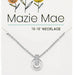 A beautifully packaged necklace showcasing a floral motif, highlighting its charm and elegance.