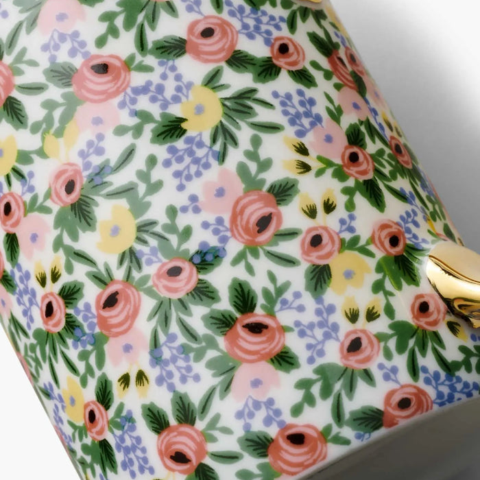 Take your morning coffee with a side of flowers.