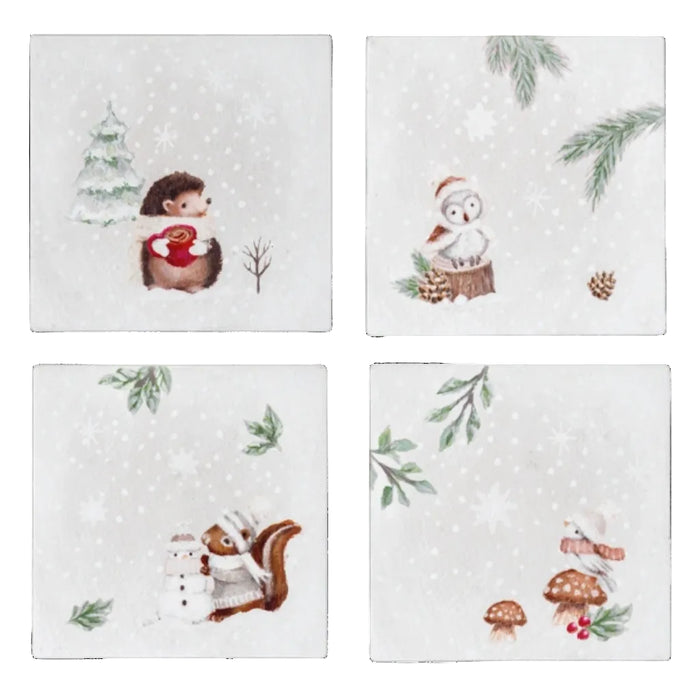 They are perfect for everyday use or entertaining guests. This coaster set also makes a thoughtful gift for animal lovers.