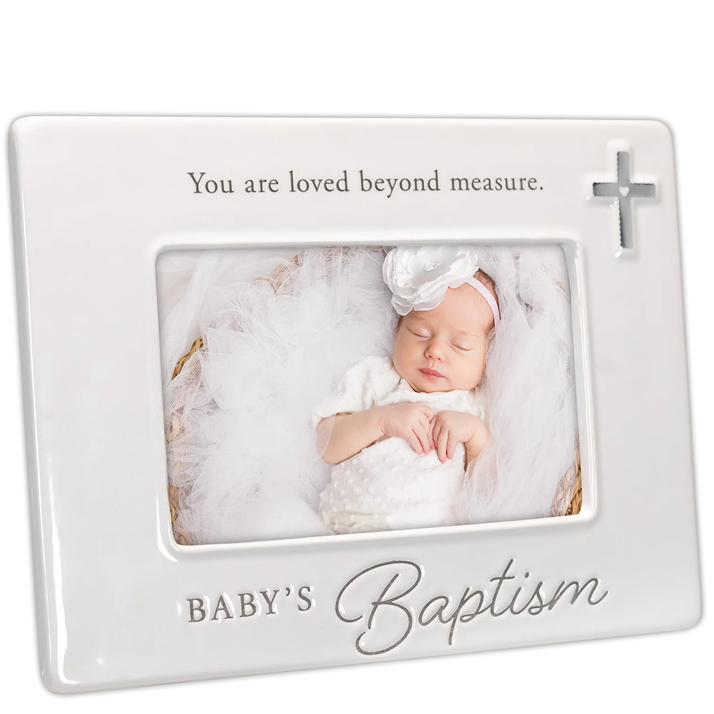 Malden : Baby's Baptism White Photo Frame - 4x6 - Annies Hallmark