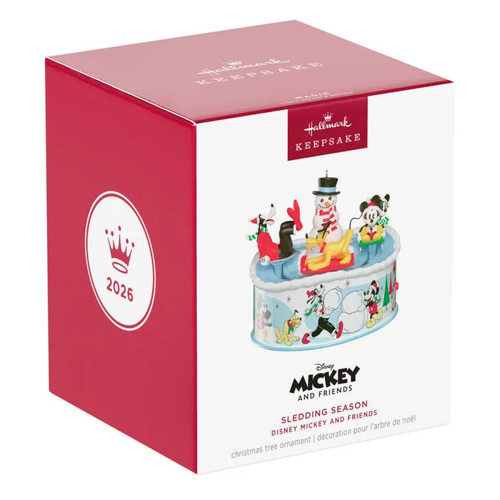 Hallmark : 2026 Keepsake Sledding Season Disney Mickey and Friends (270)