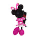 Back view of Minnie Mouse ornament showing gold hanger loop and Figaro cat red bow detail